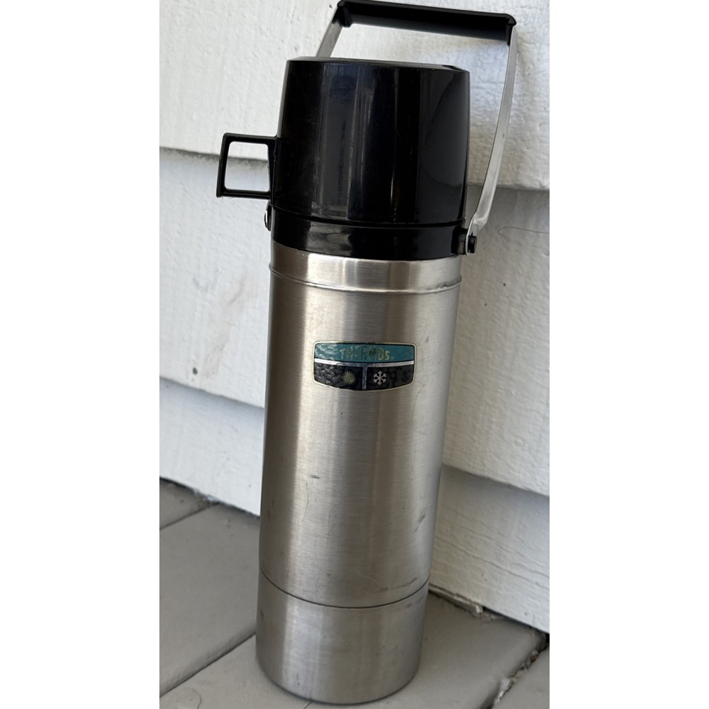 Vintage Thermos‎ King-Seeley Stainless Steel Model 2464S Stopper 764 Quart Size